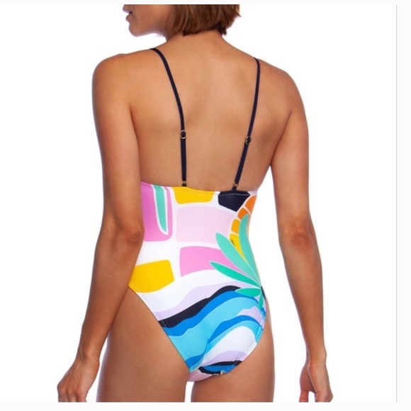 SALE⬇️‼️ NWT Trina Turk Mosaic Sunrise High leg - Picture 4 of 14